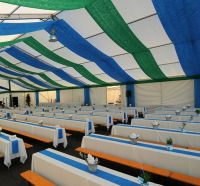 Dekorierte Festzelte